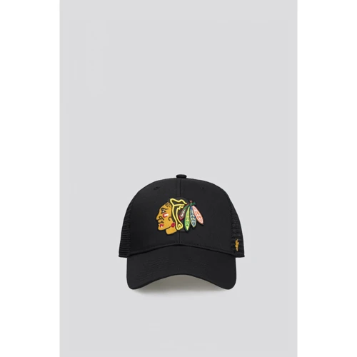 Чоловічі бейсболки 47 Brand Chicago Blackhawks Branson чорна (H-LAURL01CTP-BK)