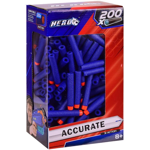 Поролонові снаряди для дитячого пістолета 200 снарядів розчин снаряда 7 см (BT8073): Виробник Noname