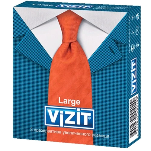 Презервативы латексные VIZIT Large увеличенного размера №3