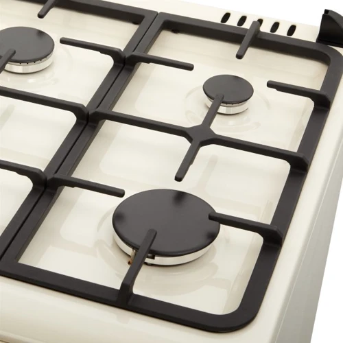 Плита комбінована Eleyus TEKNA 5007 CF BG: Кількість газових конфорок 4