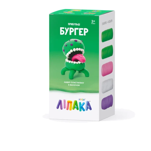 Набор интерактивного пластилина с приложением Ліпака Бургер