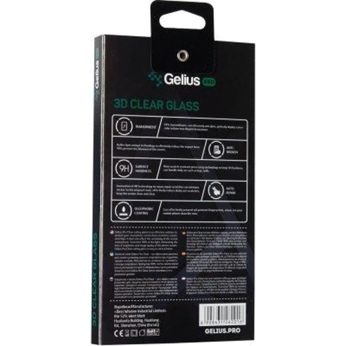 Аксесуар для смартфона Gelius Tempered Glass Pro 3D Black for ZTE Blade A7S 2020: Колір чорний