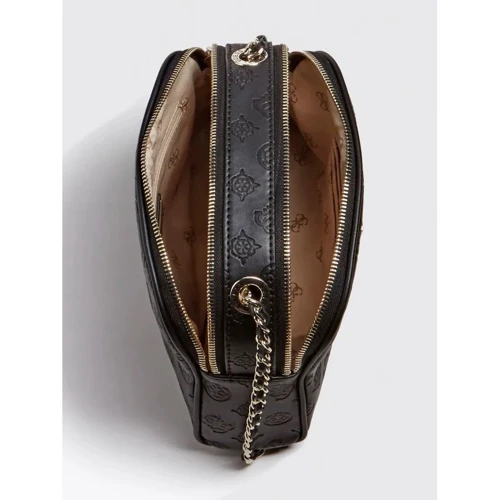 Женская сумка-купол Guess Logo Love Crossbody Top Zip черная (HWSG7662140-BLA): Страна производитель Вьетнам