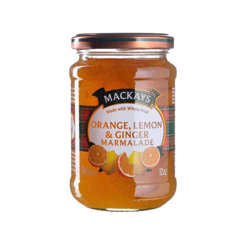 Конфітюр Mackays Апельсин та лимон з імбиром 340 г (637793000940)