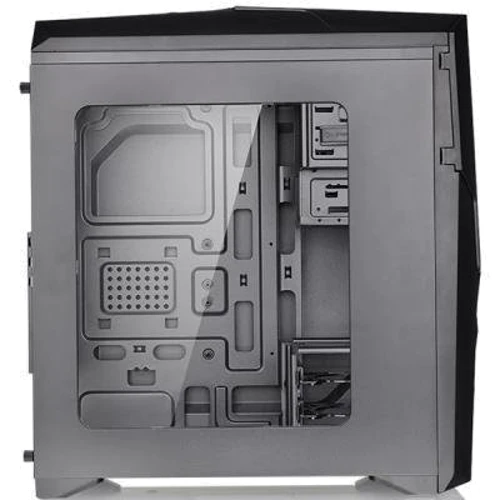 Корпус Thermaltake Versa N25 (CA-1G2-00M1WN-00): Материал передней панели пластик и сталь