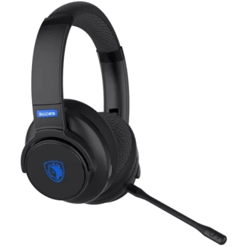 Наушники Sades SA-202 Runner Black/Blue (SA202BKB): Тип конструкции полноразмерные