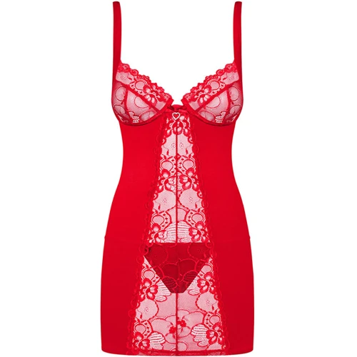 Эротическая сорочка Obsessive Heartina, L/XL