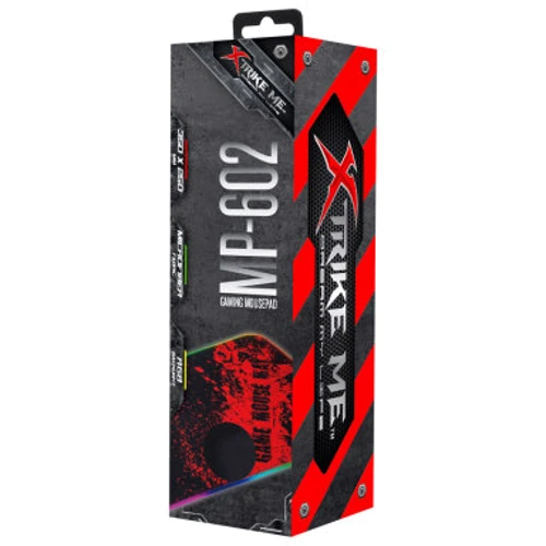 Игровая поверхность XTRIKE ME MP-602 RGB lighting Speed/Control Black/Red (MP-602)