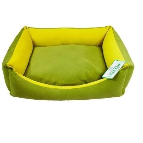 Лежак Luсky Pet Ліра-new №1 40х50х16 см зелено-жовтий (555045): Тип Лежак