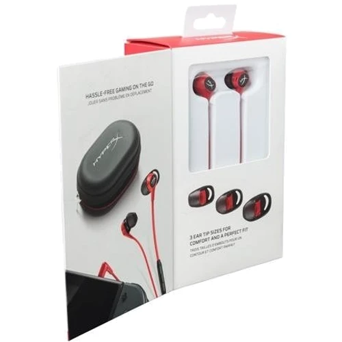 Наушники HyperX Cloud Earbuds Mic Red/Black (HX-HSCEB-RD / 4P5J5AA): Тип крепления без креплений