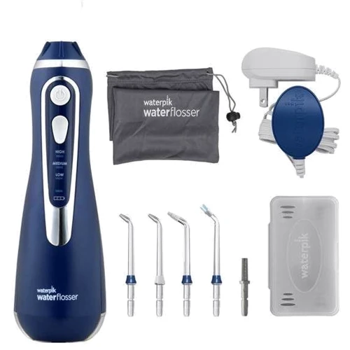 Зубная щетка Ирригатор Waterpik Cordless Advanced Water Flosser Blue WP-563 фото 4