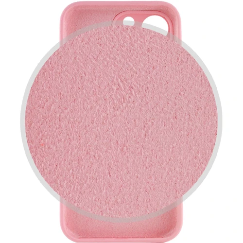 Чехол для iPhone Mobile Case Silicone Case Full Camera Protective Light Pink for iPhone 15 Pro Max: Материалы Силикон