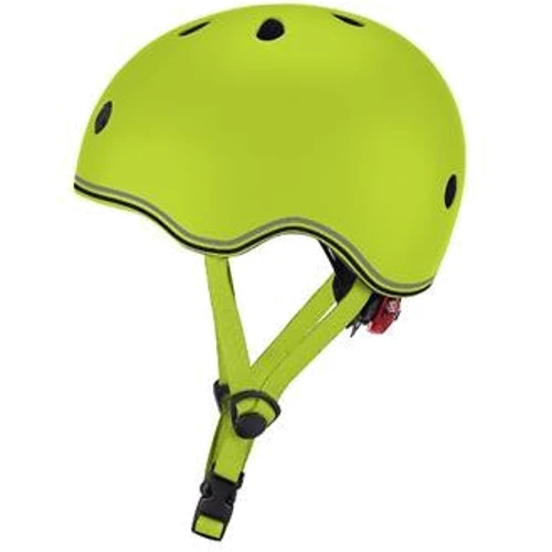Шолом захисний дитячий GLOBBER EVO LIGHTS, зелений, з ліхтариком, 45-51см (XXS / XS)