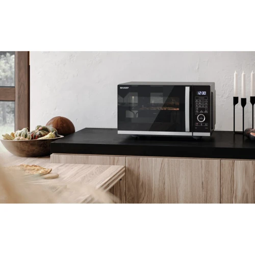 Микроволновая печь Sharp YC-QC254AE-B фото 6