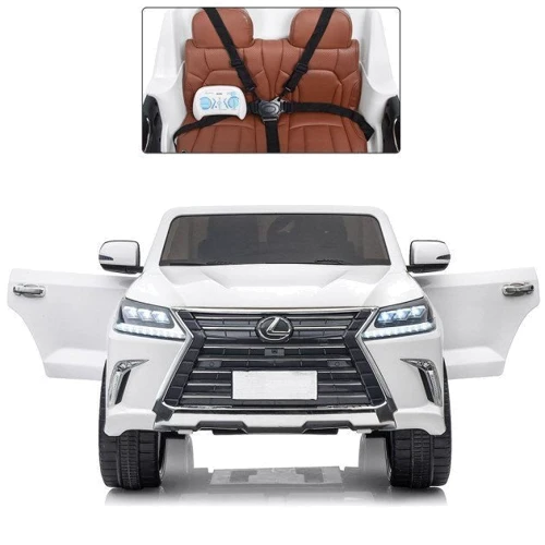 Электромобиль Kidsauto Двухместный Lexus LX-570 (4WD, МР4 планшет) white (DK-LX570white): Максимальная скорость, км/ч 3.5-7