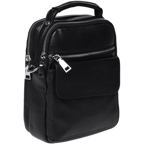 Мужская сумка через плечо Ricco Grande черная (K16268-black): Тип Сумки