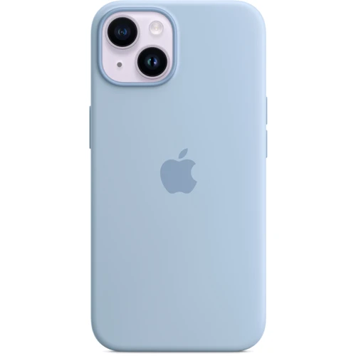 Чехол для iPhone Apple Silicone Case with MagSafe Sky (MQU93) for iPhone 14: Цвет голубой