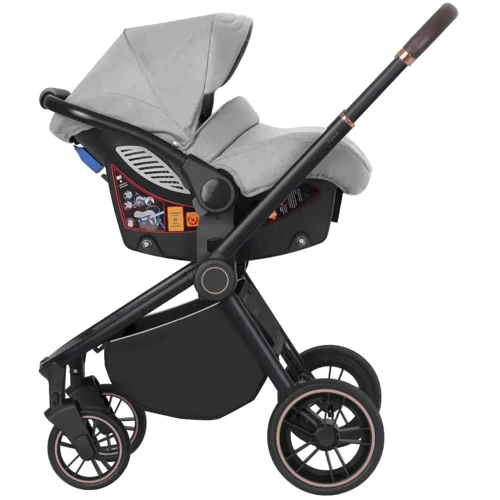 Универсальная коляска 3 в 1 Carrello Epica Silver Grey (CRL-8511/1 Silver Grey/G) фото 11