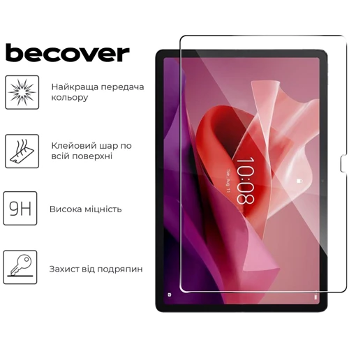 Аксессуар для планшетных ПК BeCover Tempered Glass Clear for Lenovo Yoga Tab Plus 12.7 (713129) фото 3