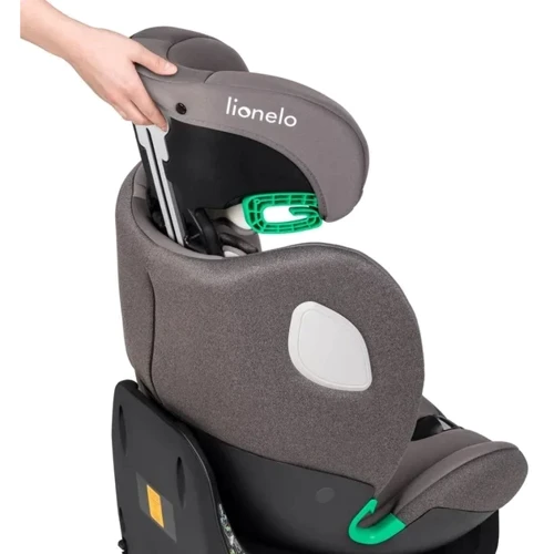 Автокресло Lionelo ​​Braam i-Size Grey Stone серое (LO-BRAAM I-SIZE GREY STONE): Крепление Isofix есть