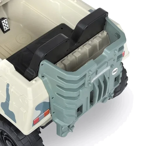 Детский электромобиль танк Bambi Racer 140W, белый (M 4862BR-1) фото 10