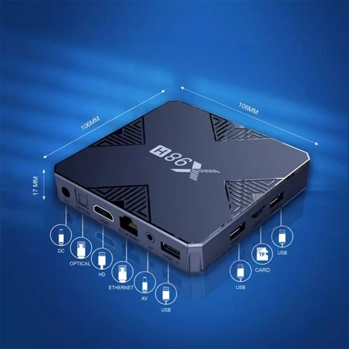 Приставка Smart TV X98H (4GB/32GB): ТВ-тюнер Нет