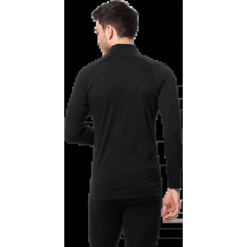Термолонгслив Jack Wolfskin Alpspitze Wool L/S HZ M 1808701_6000 52 (XL) черный: Состав Полиамид, Шерсть