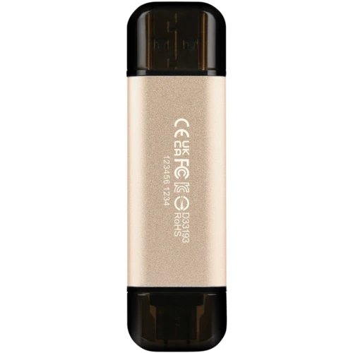 USB-флешка Transcend 256GB JetFlash 930 USB 3.2/Type-C Gold/Black (TS256GJF930C): Максимальна швидкість запису, МБ / с 400