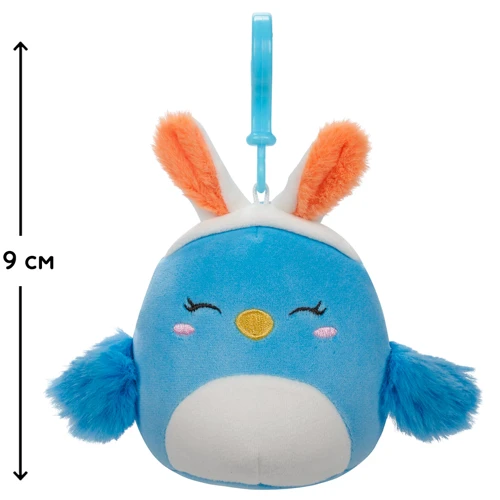 Мягкая игрушка на клипсе Squishmallows Птичка Бебе 9 см (SQCP00183)
