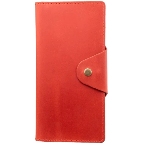 Женский тревел-кейс DNK Leather красный (DNK-PURSEH-col-H): Формат кошелька Вертикальный