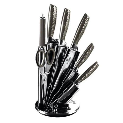 Набор кухонных ножей Berlinger Haus Metallic Line Carbon Edition 8 предметов (BH 2461)