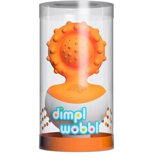 Прорізувач-неваляшка Fat Brain Toys dimpl wobl помаранчевий (F2172ML): Колір оранжевый