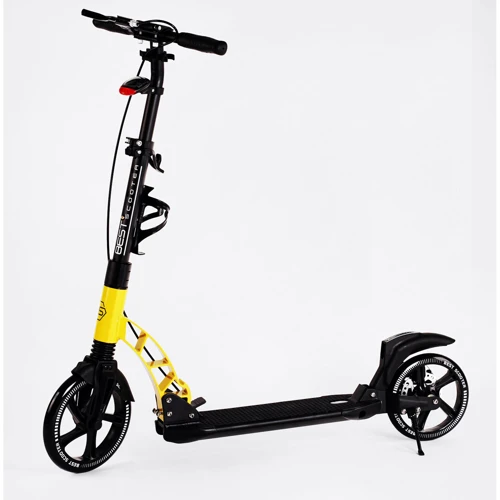 Двоколісний самокат Best Scooter Black-Yellow (116717)