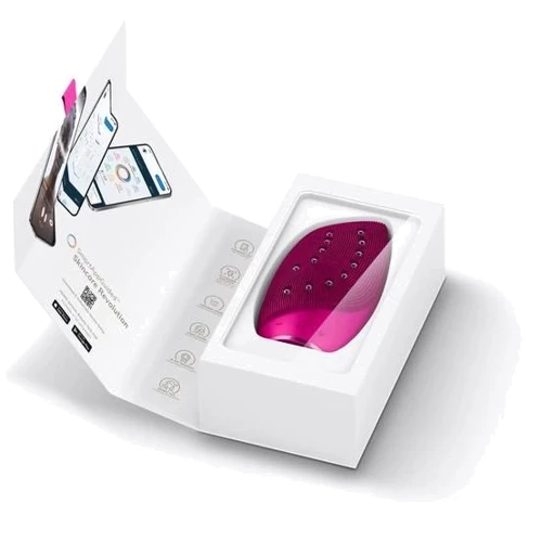 Очисна щітка для обличчя GESKE Sonic Thermo Facial Brush&Face-Lifter 8в1 magenta фото 5