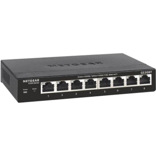 Мережевий комутатор Netgear GS308T (GS308T-100PES)