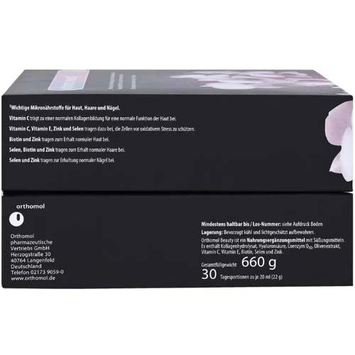 Orthomol Beauty Вітаміни для шкіри, волосся та нігтів 30 питних пляшечок фото 4