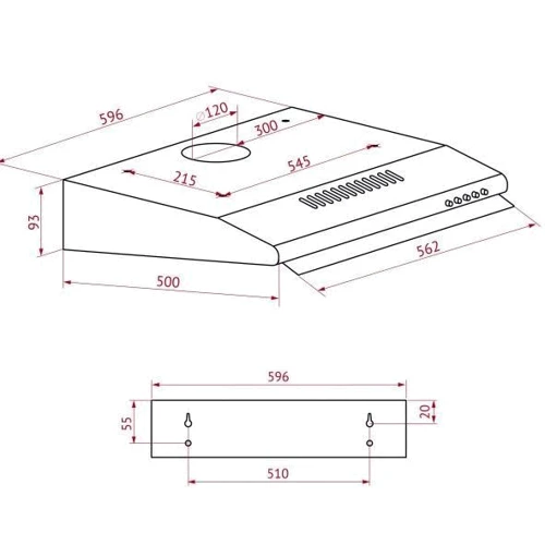 Вытяжка Perfelli PL 6144 IV LED фото 6