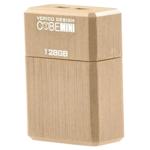 USB-флешка Verico 128GB MiniCube USB 2.0 Gold (1UDOV-M7GDC3-NN)