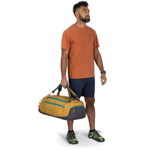 Сумка рюкзак Osprey Daylite Duffel 45 tumbleweed yellow/tunnel vision O/S желтый/бирюзовый (009.3790) фото 7