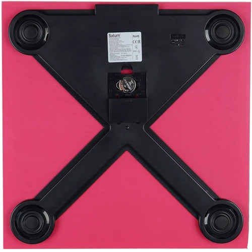 Весы напольные Saturn ST-PS0294 Red: Максимальный измеряемый вес, кг 180