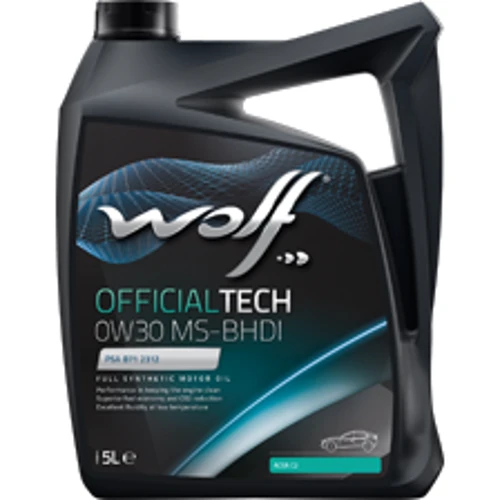 Моторное масло WOLF OFFICIALTECH 0W30 MS-BHDI 5Lx4
