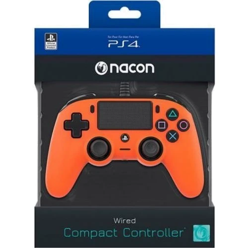 Аксесуар для приставки Nacon Wired Compact PlayStation 4 Controller Orange (PS4): Сумісність PlayStation 4