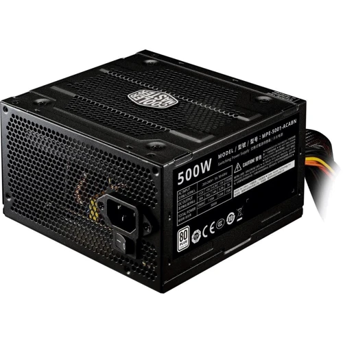 Блок живлення Cooler Master Elite V4 500W (MPE-5001-ACABN-EU): ККД,% 85