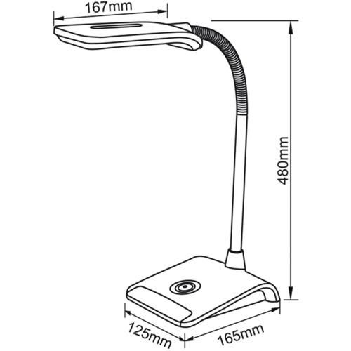 Настольная светодиодная лампа FunDesk LS3 violet