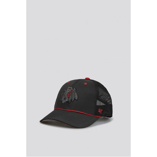 Чоловічі бейсболки 47 Brand NHL Chicago Blackhawks чорна (H-BRPOP04BBP-BK): Виробник 47 Brand