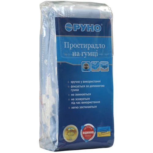 Простынь Руно Blue star 160х200 см на резинке бязь (500.114У_Blue star): Тип простынь