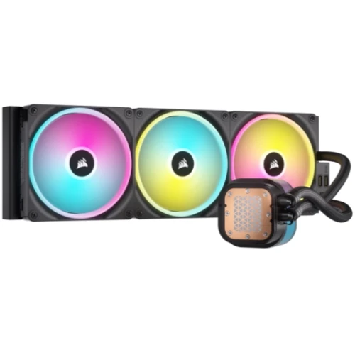 Кулер Corsair iCUE Link H170i LCD RGB Liquid CPU Cooler Black (CW-9061009-WW): Рівень шуму, dB 10-37