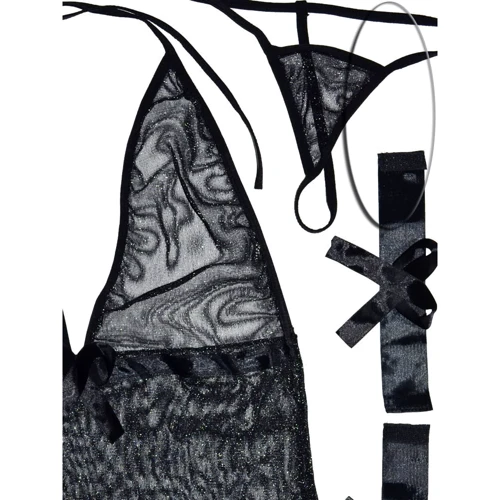 Эротический комплект NDS 6047 Вlack (L, XL) (12943)