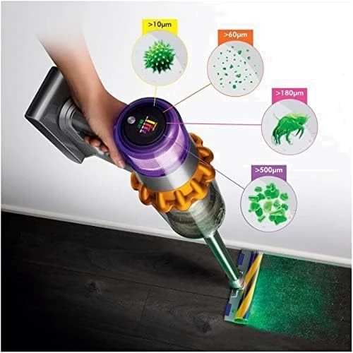 Пилосос Dyson V15 Detect (368400-01): Потужність всмоктування 220 Вт