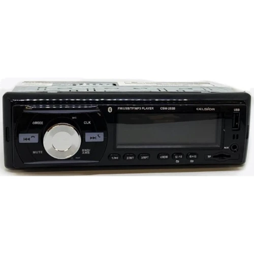 Бездискова MP3-магнітола Celsior CSW-203B: Формфактор 1 DIN